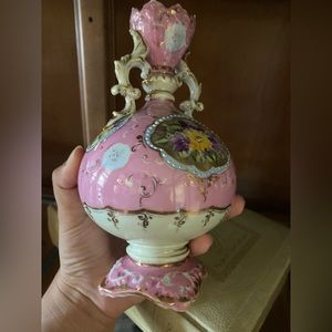 Late 1800s French Porcelain Vase